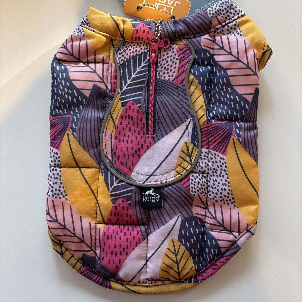NWT Kurgo Dog Loft Jacket Dog Reversible Water Resistant XS